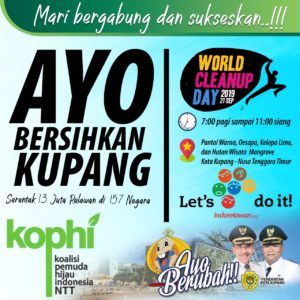 Kota Kupang, Salah satu Titik Kegiatan Word Cleanup Day 2019