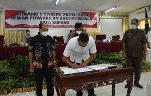 Pemerintah dan DPRD Kota Kupang Resmi Tetapkan APBD 2021