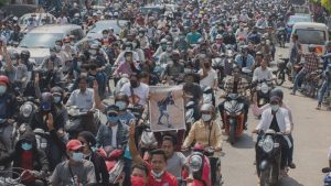 Demo Antikudeta di Myanmar yang Kian Hari Kian Gahar