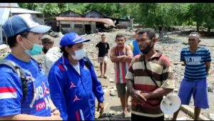 Demokrat Salurkan Bantuan untuk Korban Bencana di Kabupaten Alor