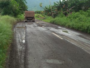 Bahaya, Jalan Berlubang Tikungan Wairunu-Sawah Lewolaga, Trans Larantuka-Maumere
