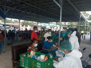 Jasa Raharja NTT  Bersama Polres Kupang Gelar Vaksinasi Massal