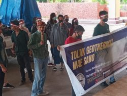 Fadmmab Gelar Aksi di Gedung DPRD NTT Tolak Pembangunan Geothermal di Manggrai Barat