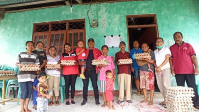 Patris Lali Wolo Kembali Salurkan Bantuan bagi 173 Anak Srunting di Nagekeo